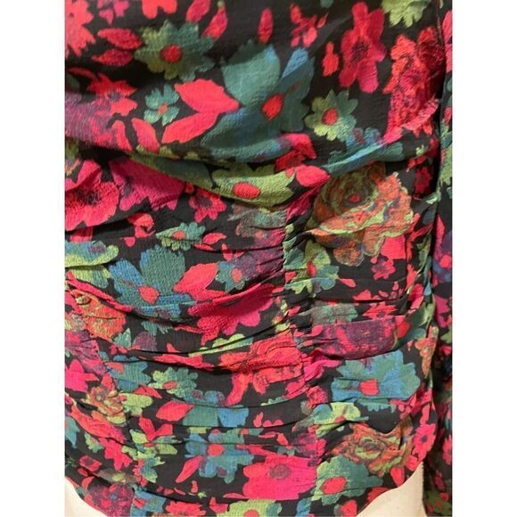 NWT Free People Oh Lala Floral Top Size L - Picture 3 of 7